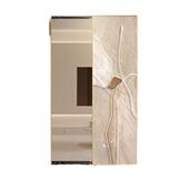 高颜值豪华隐藏式 长方形全身镜推拉镜子卫生间可遮挡穿衣镜壁画