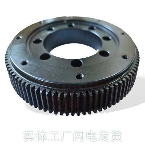 外齿回转支承外齿转盘轴承外齿回转支撑渗碳发黑011外齿