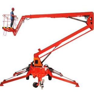 拖车折臂升降机牵引折臂折臂自行式升降平台