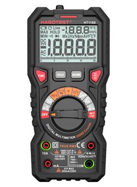 工厂店HT118E防烧温度手持式高精度多功能万能表数显电表