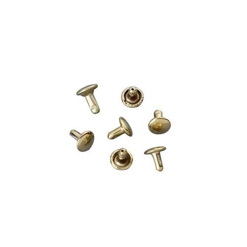 不锈钢单双面铆钉箱包黄铜铁制金属子母帽钉7*7mm服饰蘑菇撞钉