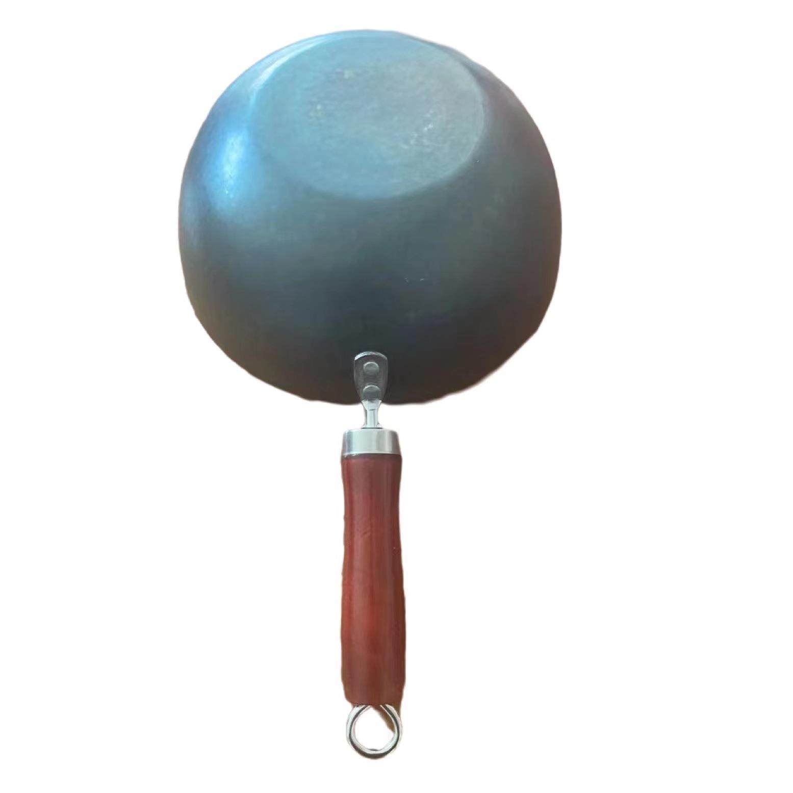 平底鱼鳞纹奶锅手工锻造饭店炒菜锅无涂层不粘锅尺寸齐全章丘铁锅,厨房/烹饪用具,炒锅,淘宝优惠券,粉丝福利购,淘宝优惠卷