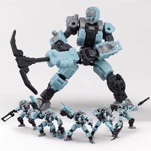 FIFTYSEVEN拼装模型NO.57傀甲小队工业九式龙渊国创机甲玩具手办