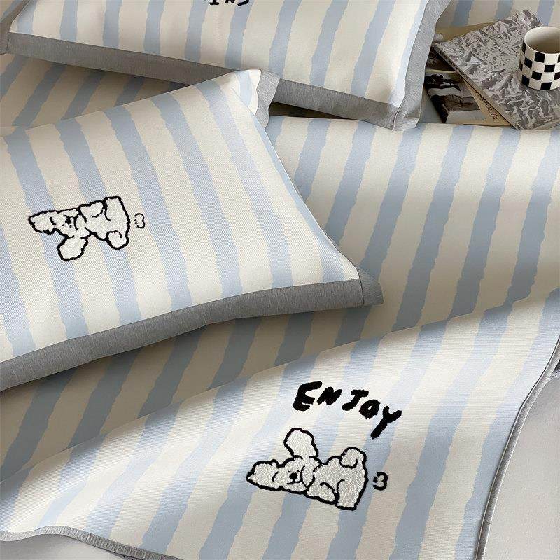 罗兰家纺A类儿童卡通印花冰丝凉席抗菌空调软席三件套床上用品,床上用品,冰丝席,淘宝优惠券,粉丝福利购,淘宝优惠卷