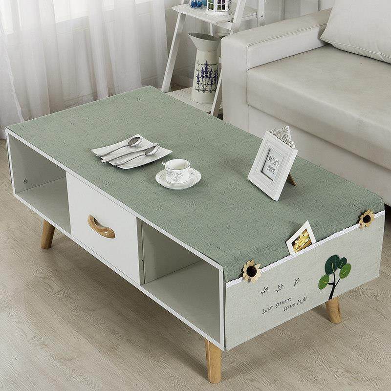 家用茶几桌布布艺时尚小清新茶几桌垫防尘盖布电视柜盖布带收纳袋,居家布艺,茶几垫,淘宝优惠券,粉丝福利购,淘宝优惠卷