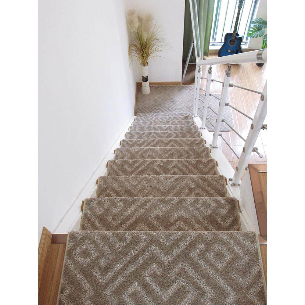 双扭楼梯地毯家用实木楼梯台阶防滑垫台阶垫无胶自粘转角定制全地,居家布艺,楼梯垫,淘宝优惠券,粉丝福利购,淘宝优惠卷