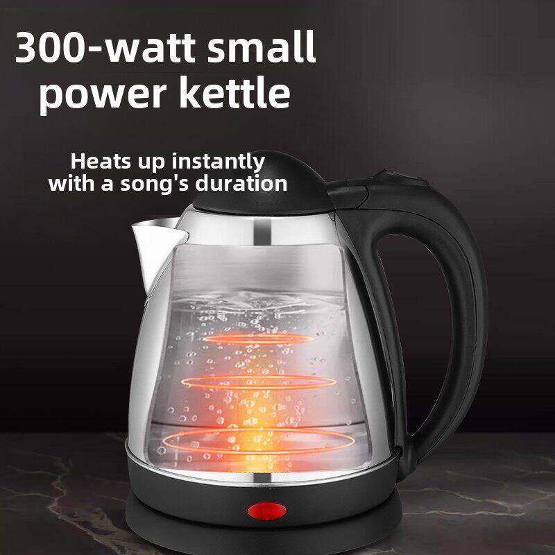 车载300瓦电热水壶500W宿舍学生小型容量烧水壶迷你低功率电水壶
