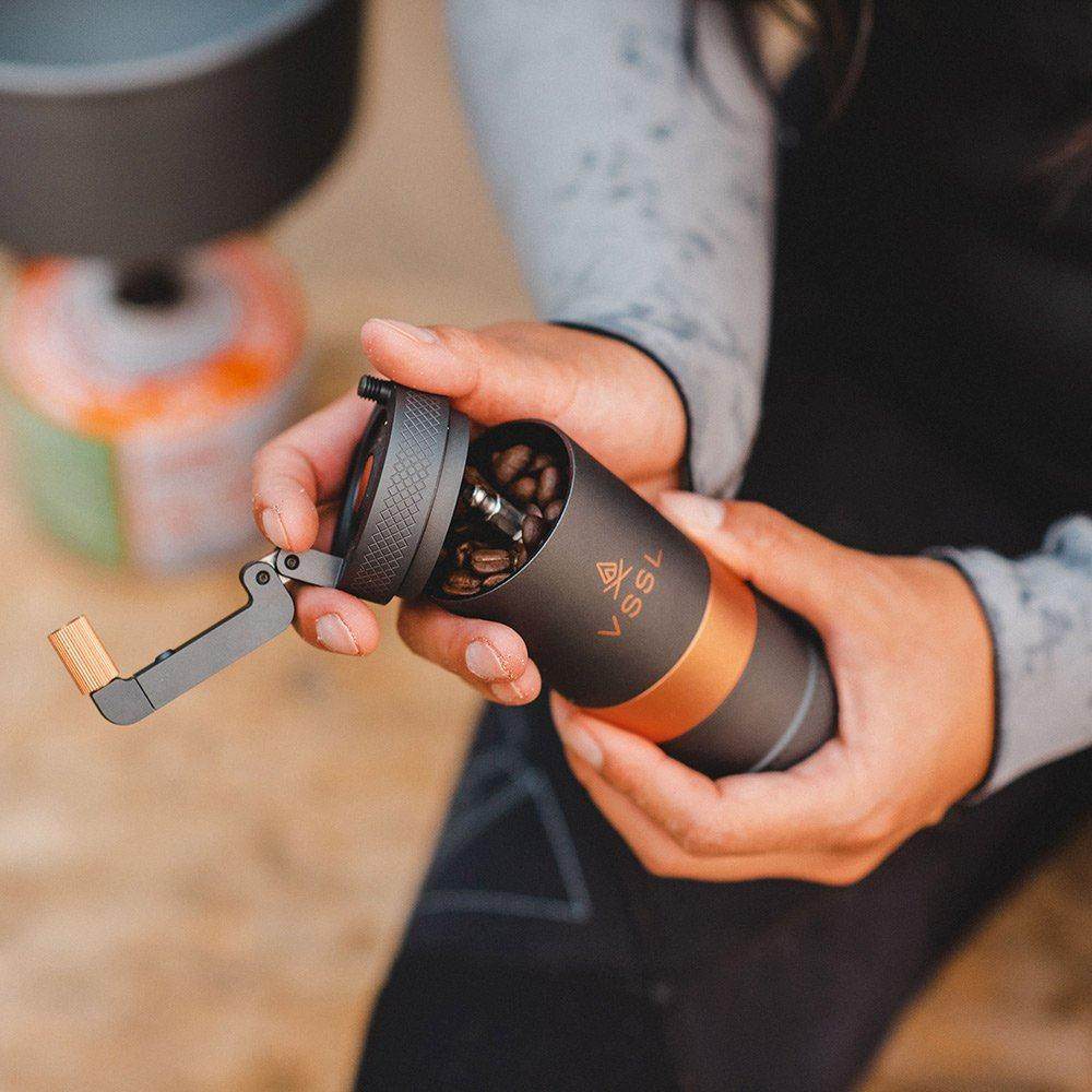 加拿大VSSL Java手摇咖啡磨豆机研磨户外便携手动磨粉比肩司令官