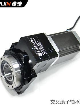 新款NTJ中空旋转平台减速机60 85 130步进伺服电动分度转盘替现货