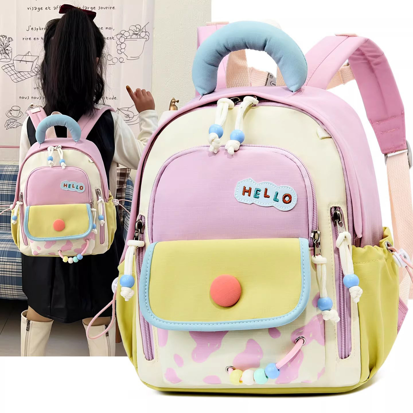 德国2026儿童外出游玩背包超轻便小书包幼儿园男女孩防滑扣双肩包,箱包皮具/热销女包/男包,双肩背包,淘宝优惠券,粉丝福利购,淘宝优惠卷