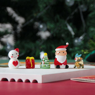 圣诞节礼物淄博琉璃工艺品玻璃圣诞树车内装饰车载饰品摆件桌面女