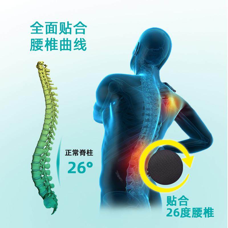 麦肯基腰垫疗法靠垫腰部支撑卷腰靠腰突防护办公室久坐指压按摩枕
