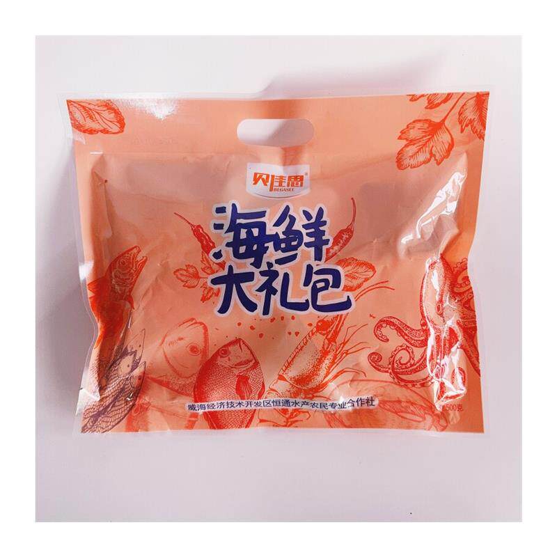 威海特产贝佳思即食鱼零食500g大礼包多种鱼海鲜小吃旅游袋装礼袋