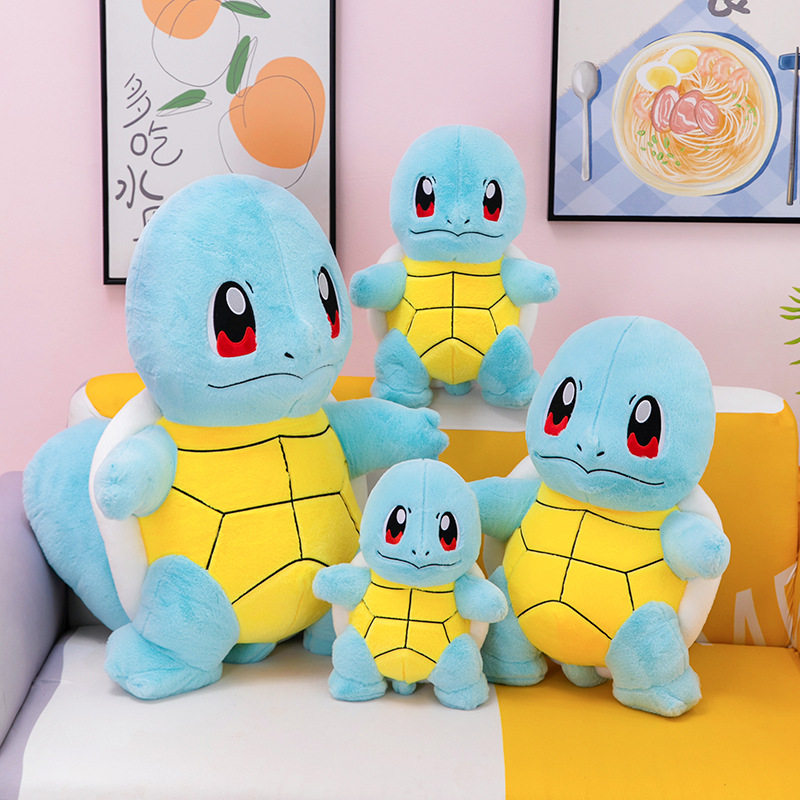 新款杰尼龟毛绒玩具公仔宝玩偶布娃娃儿童女士生日礼物长毛绒大号