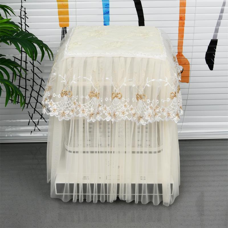 定制厨房电蒸锅蒸笼紫色布艺简约蒸煮一体锅韩式多用蕾丝蓝色盖巾