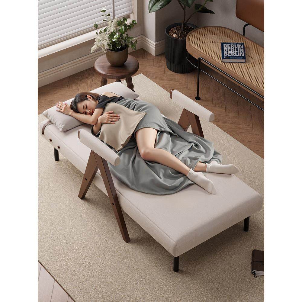 实木沙发床折叠两用小户型单人贵妃床网红爆款客厅折叠沙发床家用,住宅家具,沙发床,淘宝优惠券,粉丝福利购,淘宝优惠卷