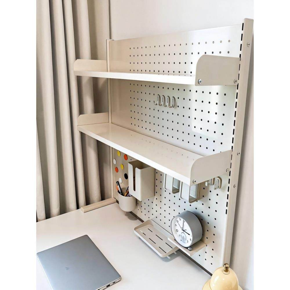 桌面孔板储物架书房书桌书架可调板桌书桌储物桌储物架桌面,收纳整理,收纳洞洞板,淘宝优惠券,粉丝福利购,淘宝优惠卷