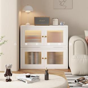 书柜家用储物柜收纳柜柜子矮柜客厅卧室书架置物架自由组合模块柜