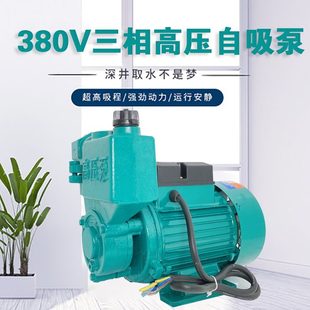 0井三高扬程吸水相自来水泵抽水泵自吸泵增压泵水V750不锈钢W38