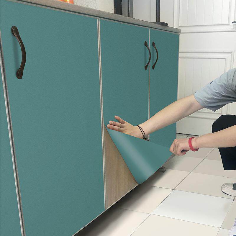 衣柜贴纸家具厨房橱柜柜子内改色贴膜防潮自粘家用门翻新改造ins