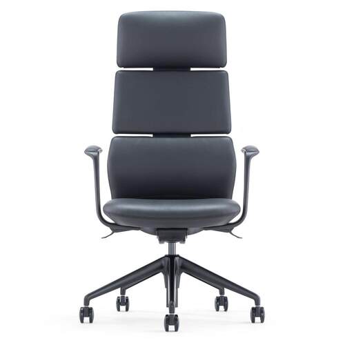 意式轻奢豪房华老板办椅公椅真皮大班可F013躺总舒裁椅适书电脑椅