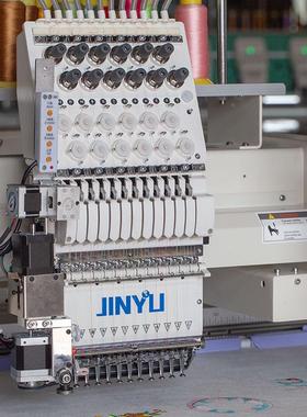 JINYJY-1201+U/ JY-120+自C 平绣加绳电绣装置 动脑1绣花机