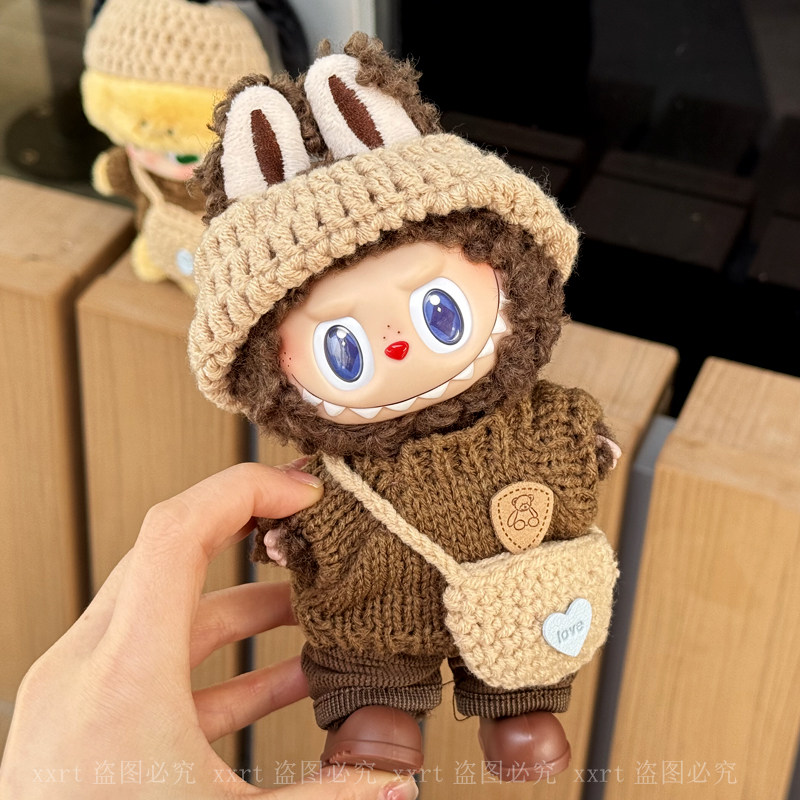 17cm前方高能3.0一二三代拉布布衣服手工拉布布衣服针织毛衣套装,模玩/动漫/周边/娃圈三坑/桌游,潮玩娃衣,淘宝优惠券,粉丝福利购,淘宝优惠卷