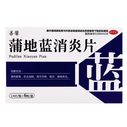 善馨 蒲地蓝消炎片 0.31g*84片/盒DS