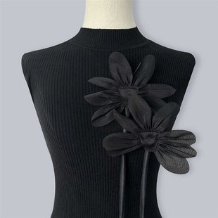 輔料補丁貼服裝 飾配件diy連衣裙 縫補洞貼花毛衣領花朵修補裝
