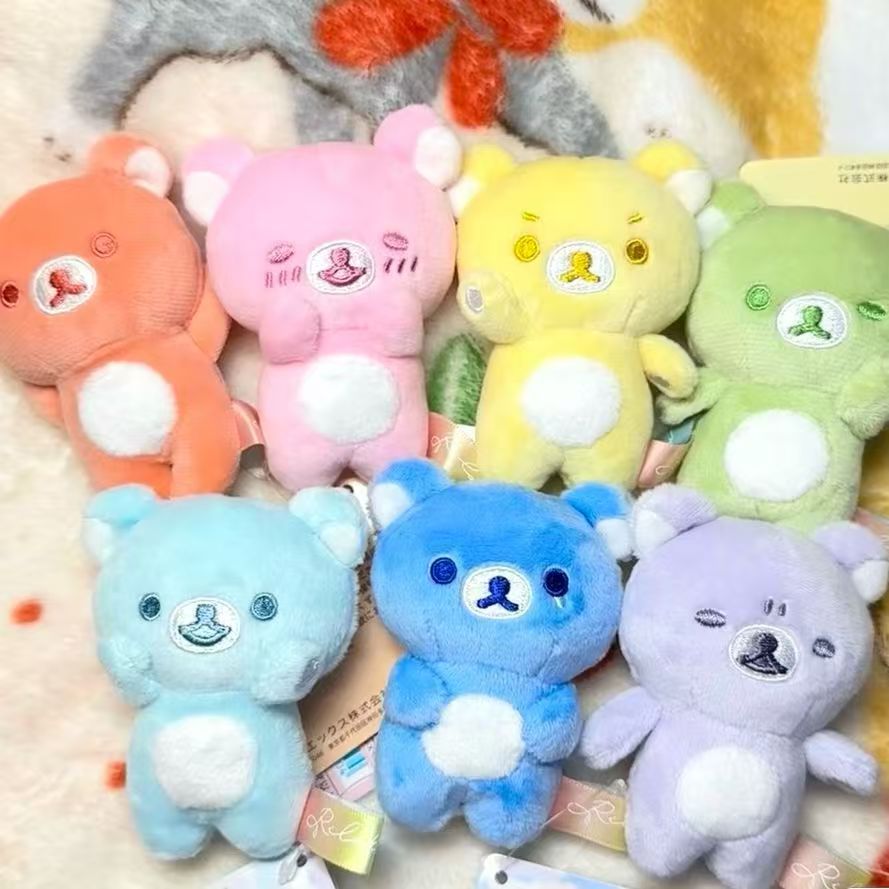 轻松熊新品七色手玉一滴泪挂件