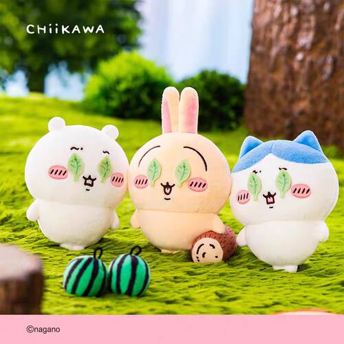吉伊卡哇chiikawa打西瓜系列挂件