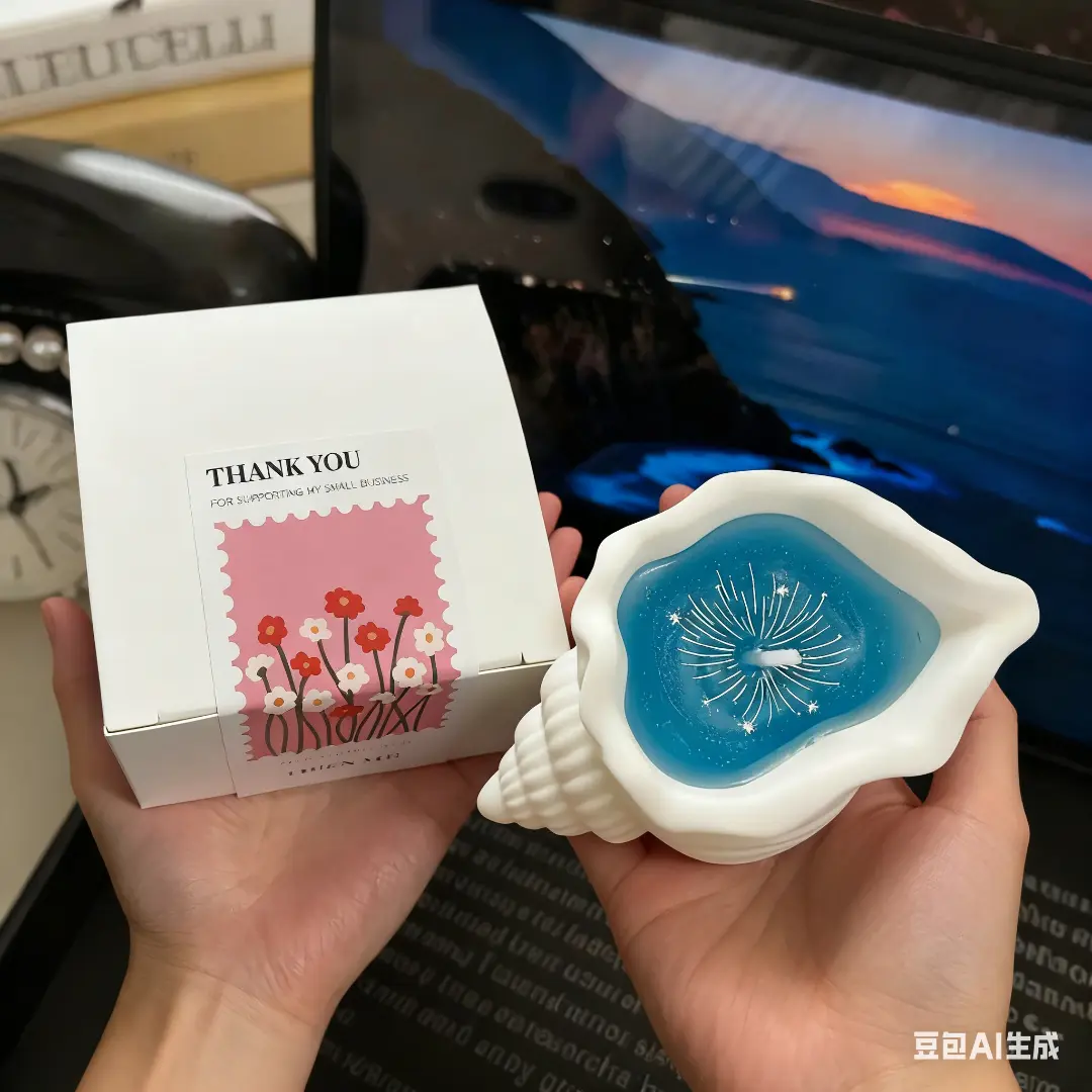 海洋贝壳香薰蜡烛情人节礼物室内持久高级可爱生日伴手礼桌面摆件,洗护清洁剂/卫生巾/纸/香薰,香薰蜡烛,淘宝优惠券,粉丝福利购,淘宝优惠卷