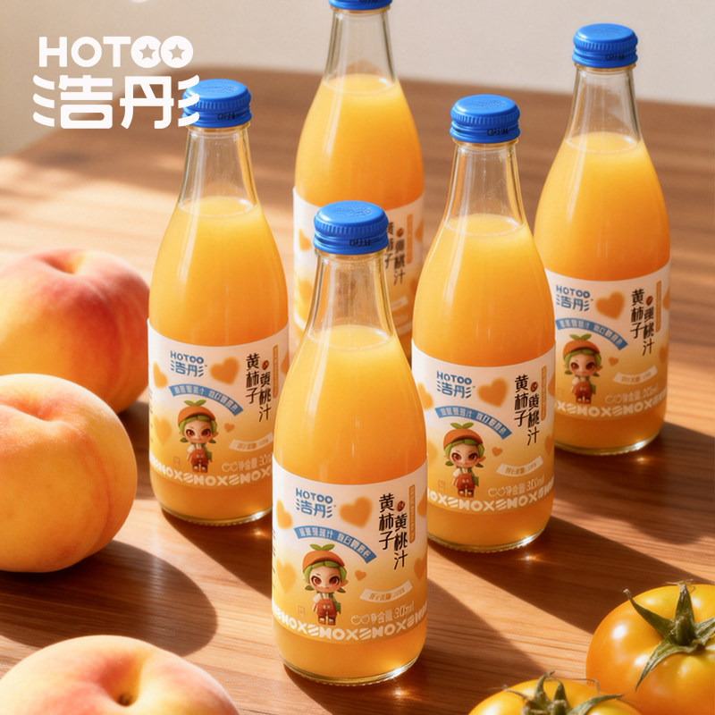 浩彤黄桃黄柿子复合果汁