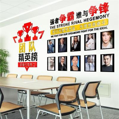 荣誉墙展示墙光荣榜墙贴企业办公室优秀员工表扬栏评比栏创意设计