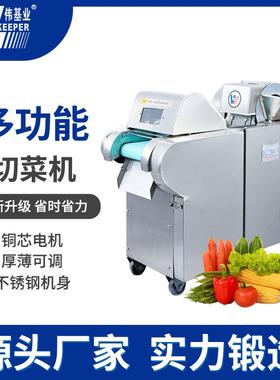 瓜果切片切丝机机商用全自动电动食堂厨房瓜果蔬菜切丝片丁段器