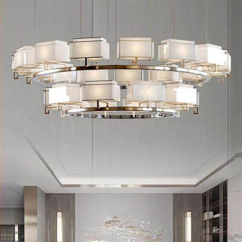 新中式酒店大堂宴会厅餐厅新款餐饮吊灯饭店高档包厢包间工程灯具,家装灯饰光源,客厅吊灯,淘宝优惠券,粉丝福利购,淘宝优惠卷