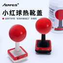 饰配件 AERFEIS阿尔飞斯创意相机热靴盖小红球富士xt5xs20佳能r50索尼zve10尼康z30微单按钮单反相机快门线装