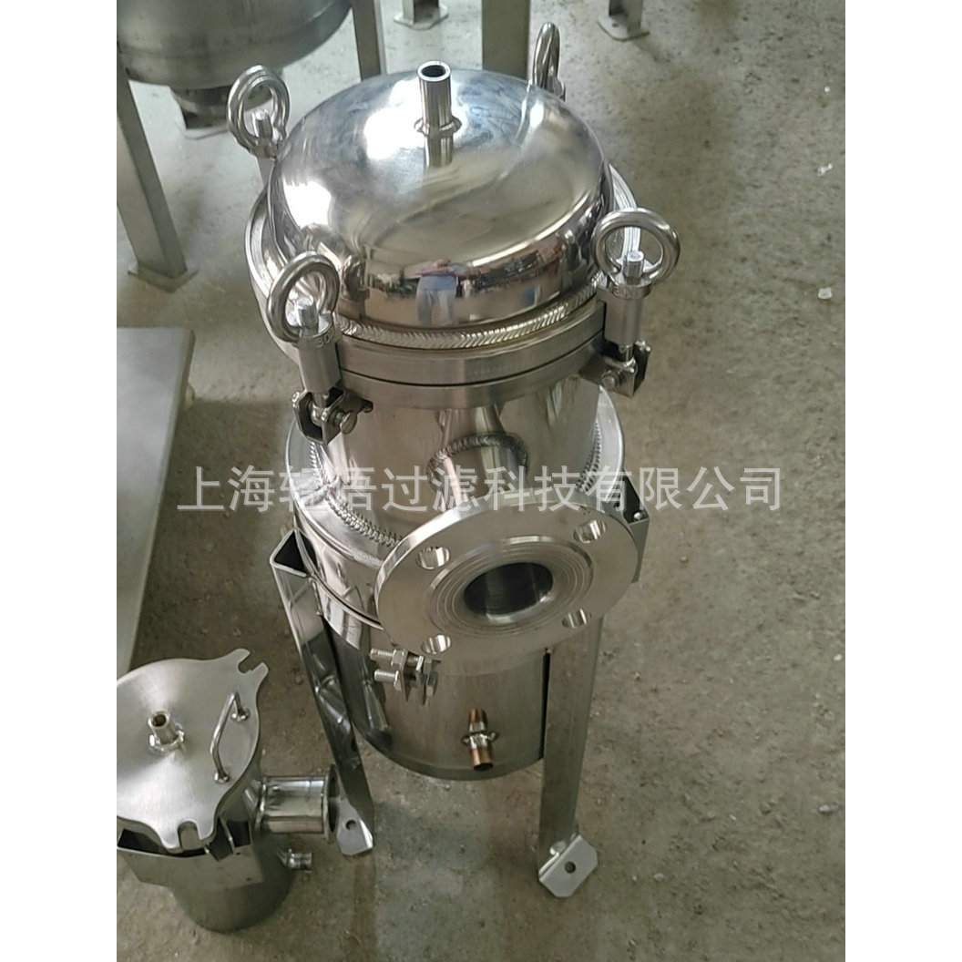 BT1P-0.25M2-DN50保温夹套袋式过滤器不锈钢多袋过滤器袋式过滤器