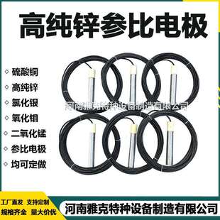 深海用全固体参比电极30*230 极化探头高纯锌电极 氯化银参比电极