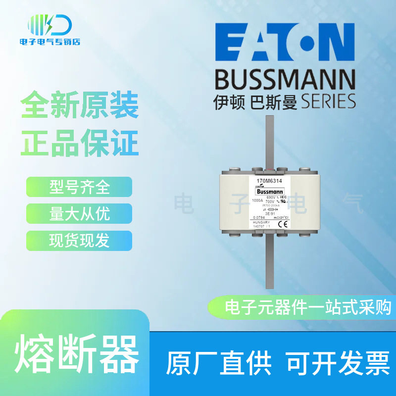 170M6316 170M6317 170M6318原装Bussmann 巴斯曼熔断器保险丝