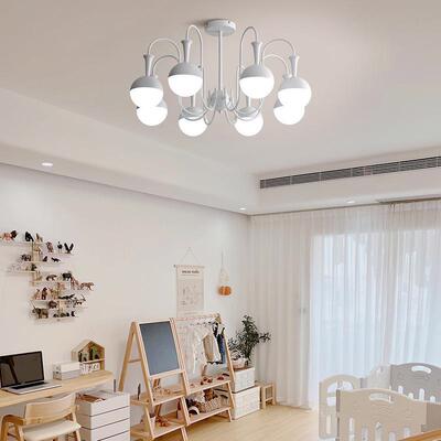 2025年新款北欧现代简约清珠造型吊灯客餐厅法式风主卧室房间灯具