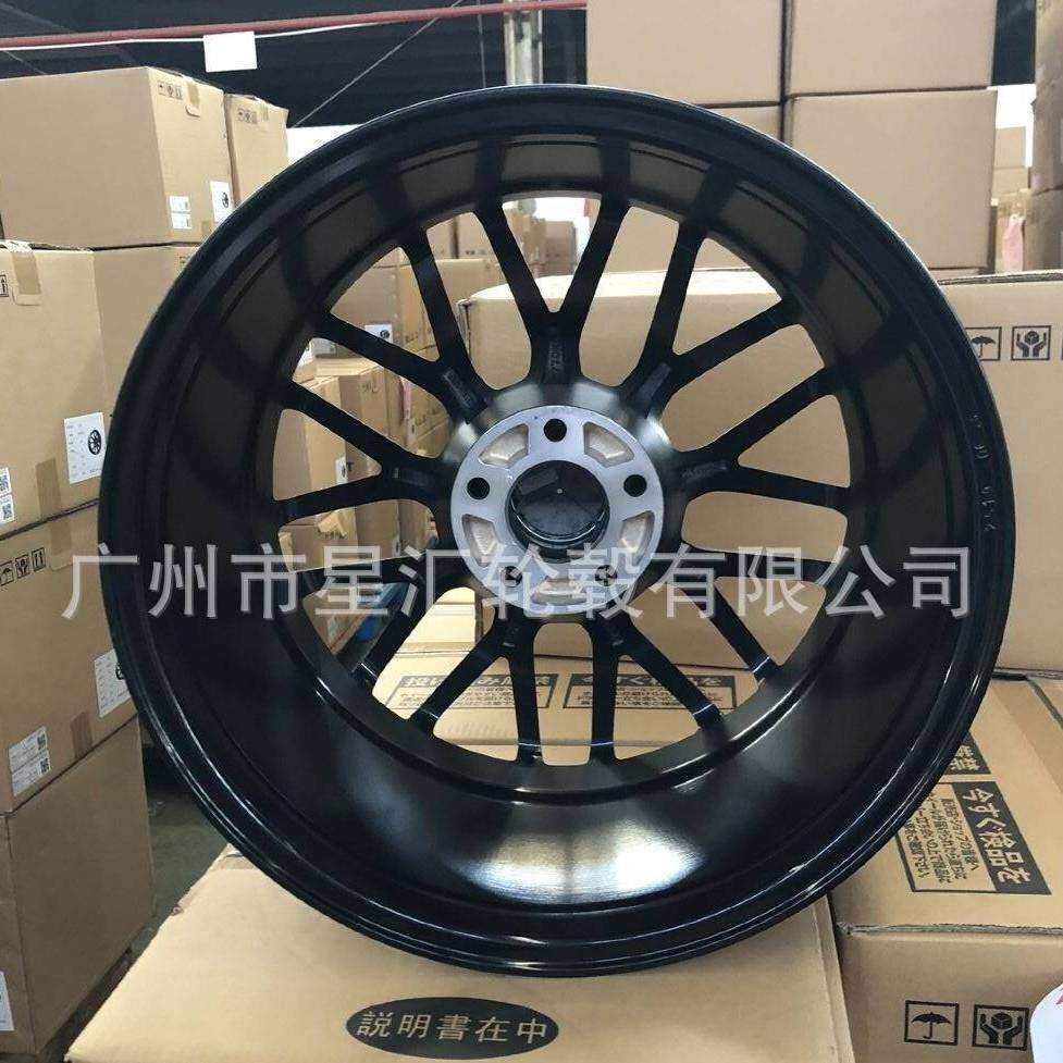 Car wheel PCD 5X112 18寸18X9.5 铝合金轮毂Matte BLAK- LIP MAC