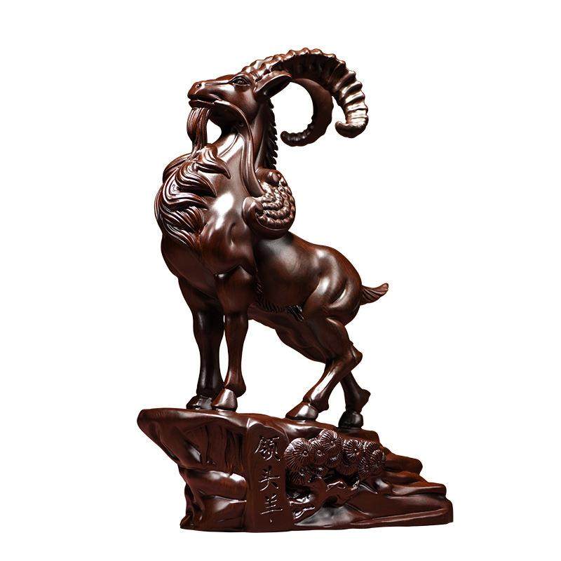 7L8K黑檀实木领头羊摆件办公室店铺客厅十二生肖羊三羊开泰工艺品,机械设备,其他机械设备,淘宝优惠券,粉丝福利购,淘宝优惠卷
