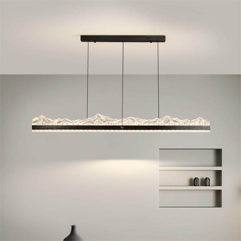 益菲意式轻奢餐厅灯现代简约一字长条吊灯高级设计师吧台灯岛台灯,智能设备,其他智能设备,淘宝优惠券,粉丝福利购,淘宝优惠卷