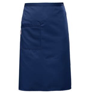 厨师围裙高端防水半截酒店餐饮专用厨房半身围腰男士定制logo印字