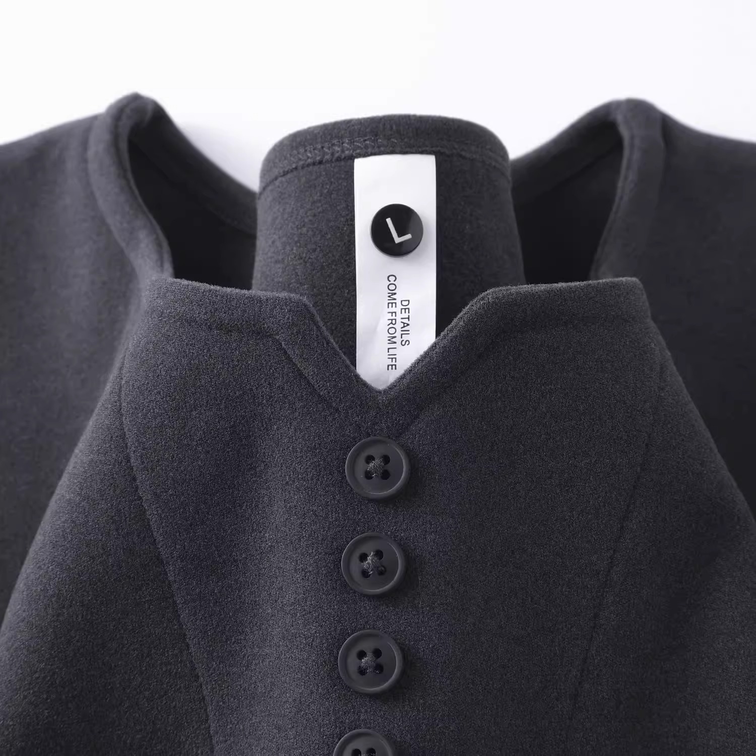 大码300斤美式休闲小V领卫衣