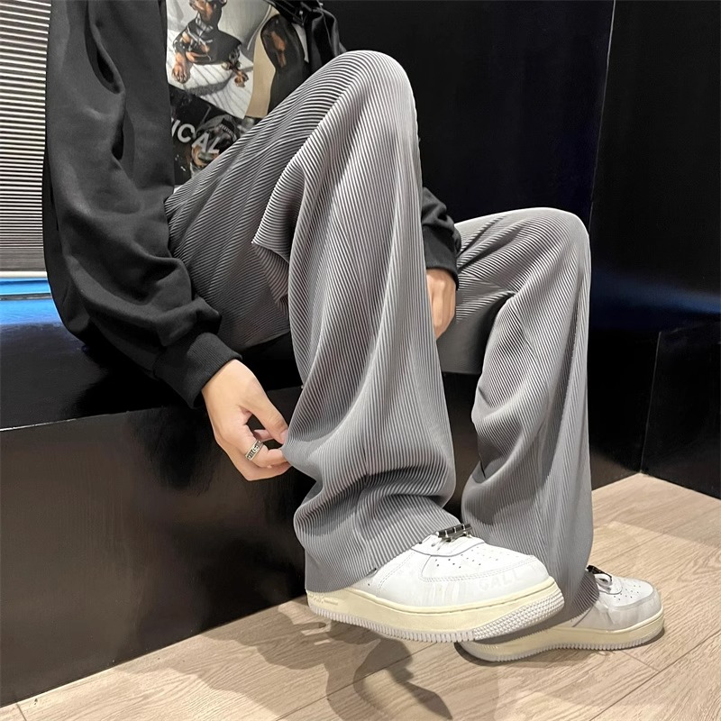 300斤大码男装冰丝裤子男夏季薄