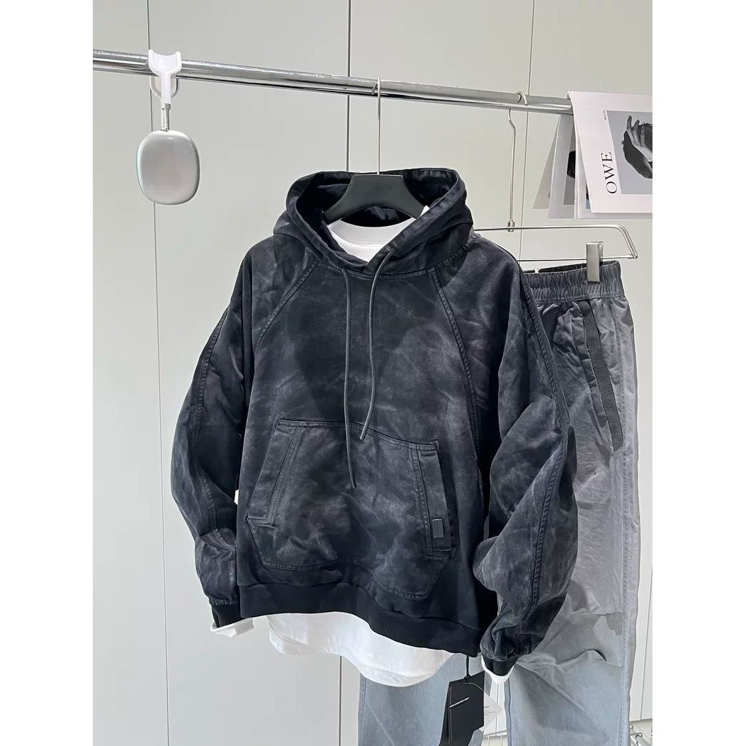 连帽结构拼接卫衣大码300斤