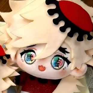 限量新款鬼灭之刃童磨属性10CM努努体棉花娃娃毛绒玩偶礼物周边