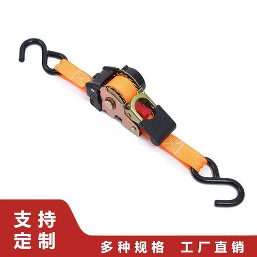 热卖捆扎带收紧器行李固定拉紧绑带家用涤纶手动紧绳器双钩